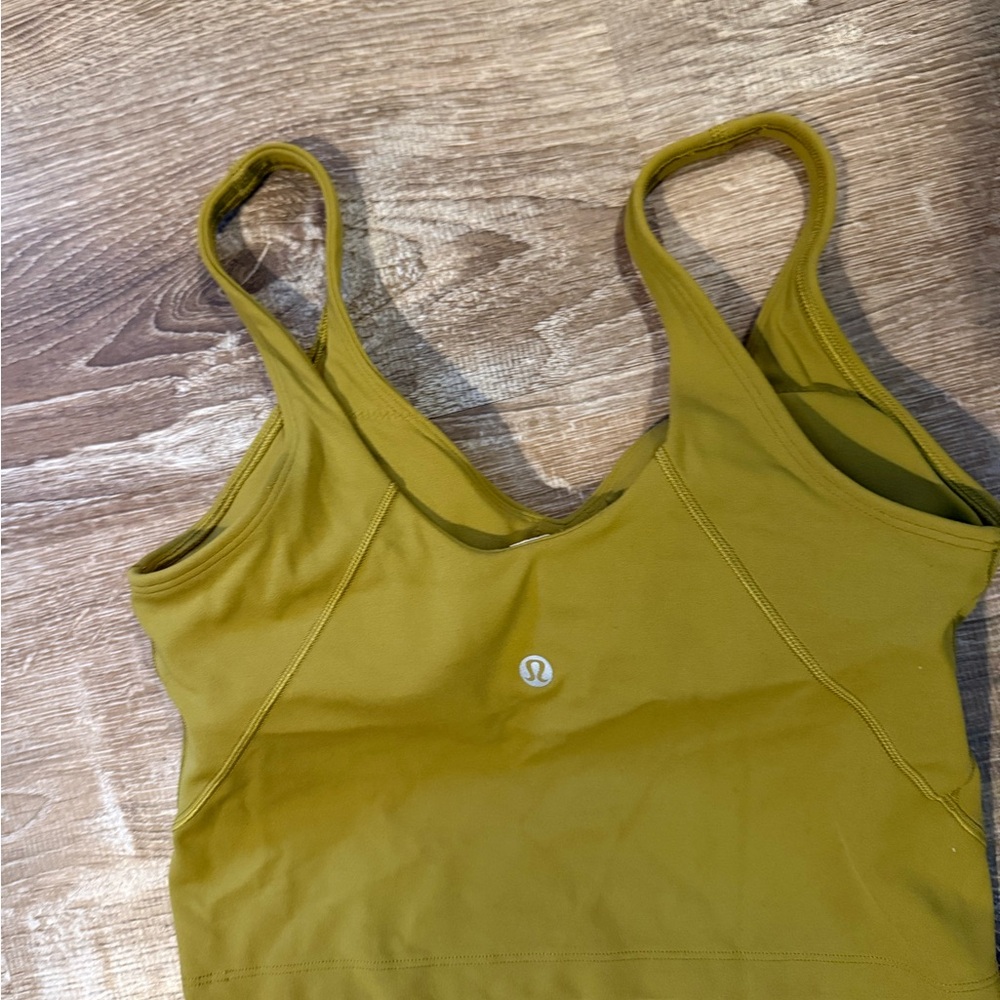 lululemon athletica Olive Crop Top